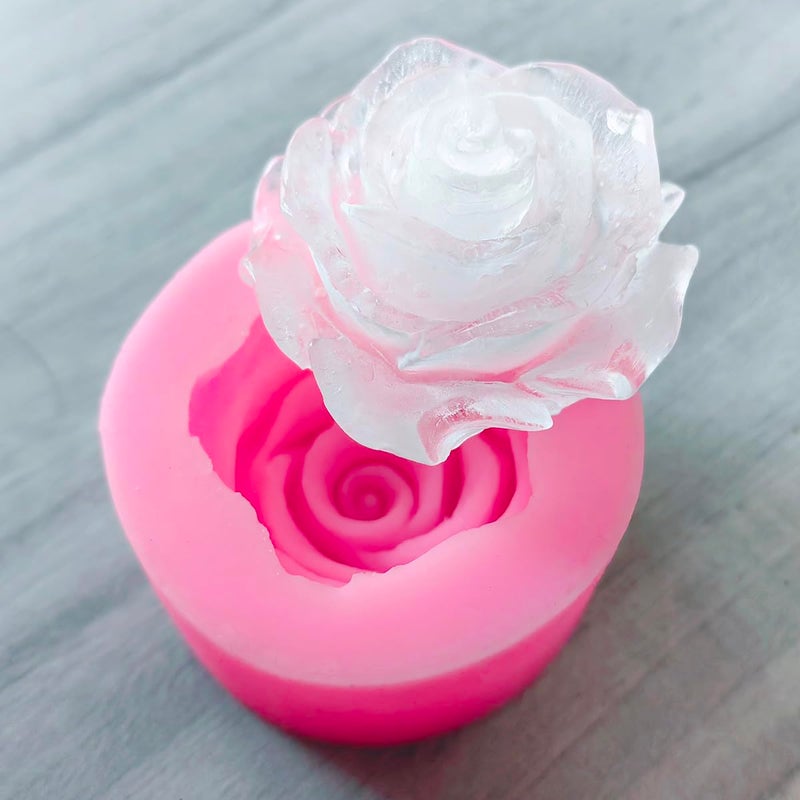 Fogilas 2PCS Rose Flowers Silicone Molds Cake Chocolate Mold Wedding Cake Decorating Tools Fondant Sugarcraft Cake Molds - Image 4
